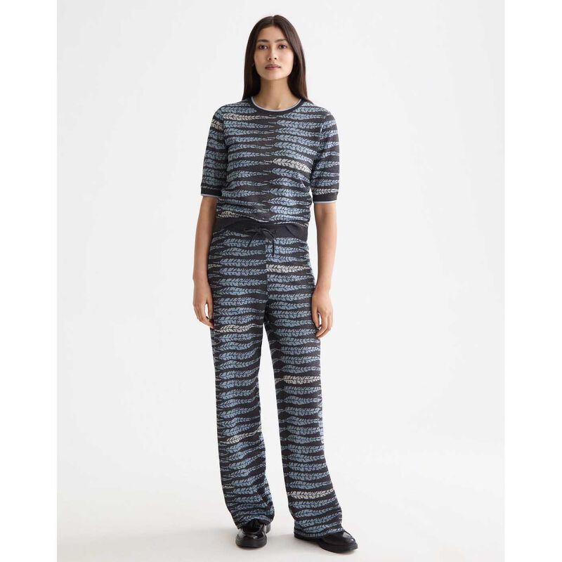 Scotch & Soda Lurex Jacquard Knitted Tee image number 3